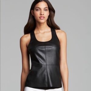 Bailey 44 faux leather tank top - size Med